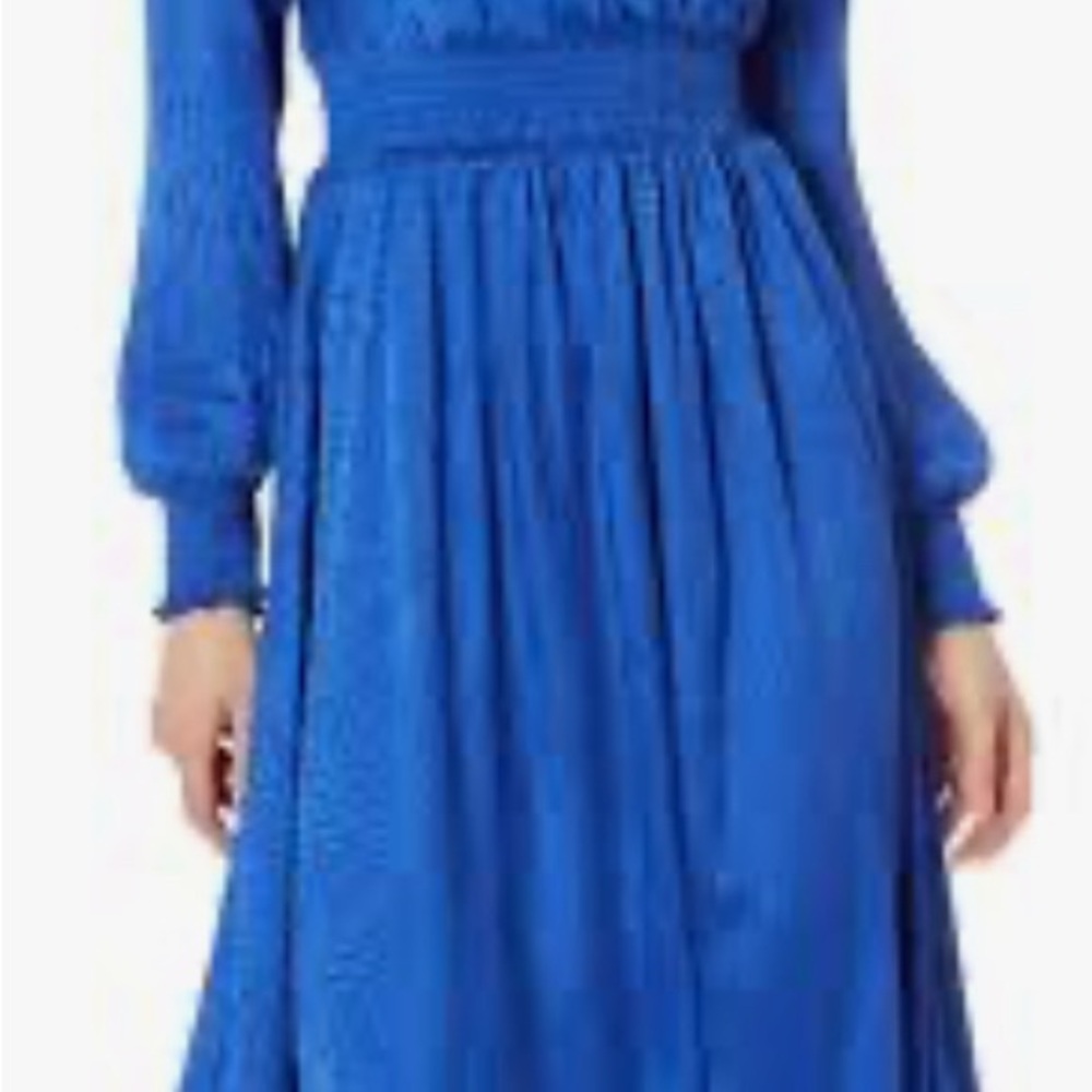 Michael Kors Royal Blue Long Sleeve Dress
